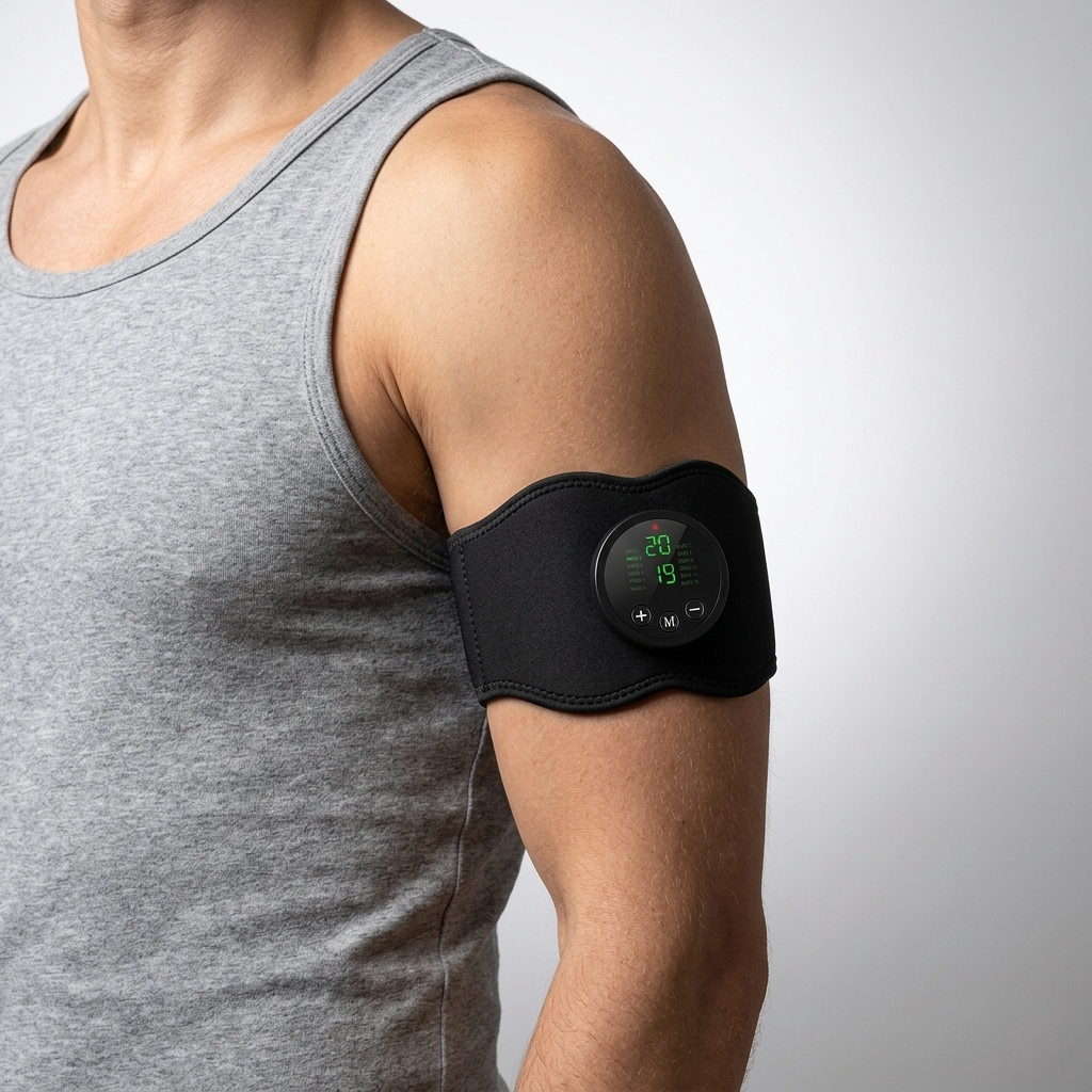 Ilvae arm trainer worn over the bicep