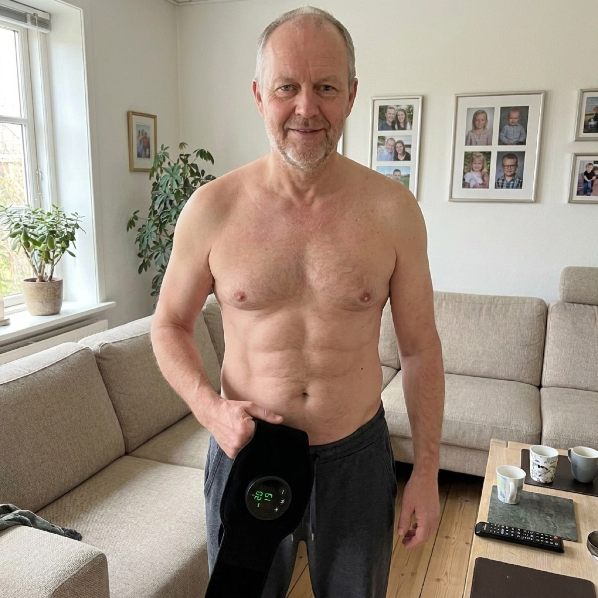 After photo of the same man following his Ilvae routine at home